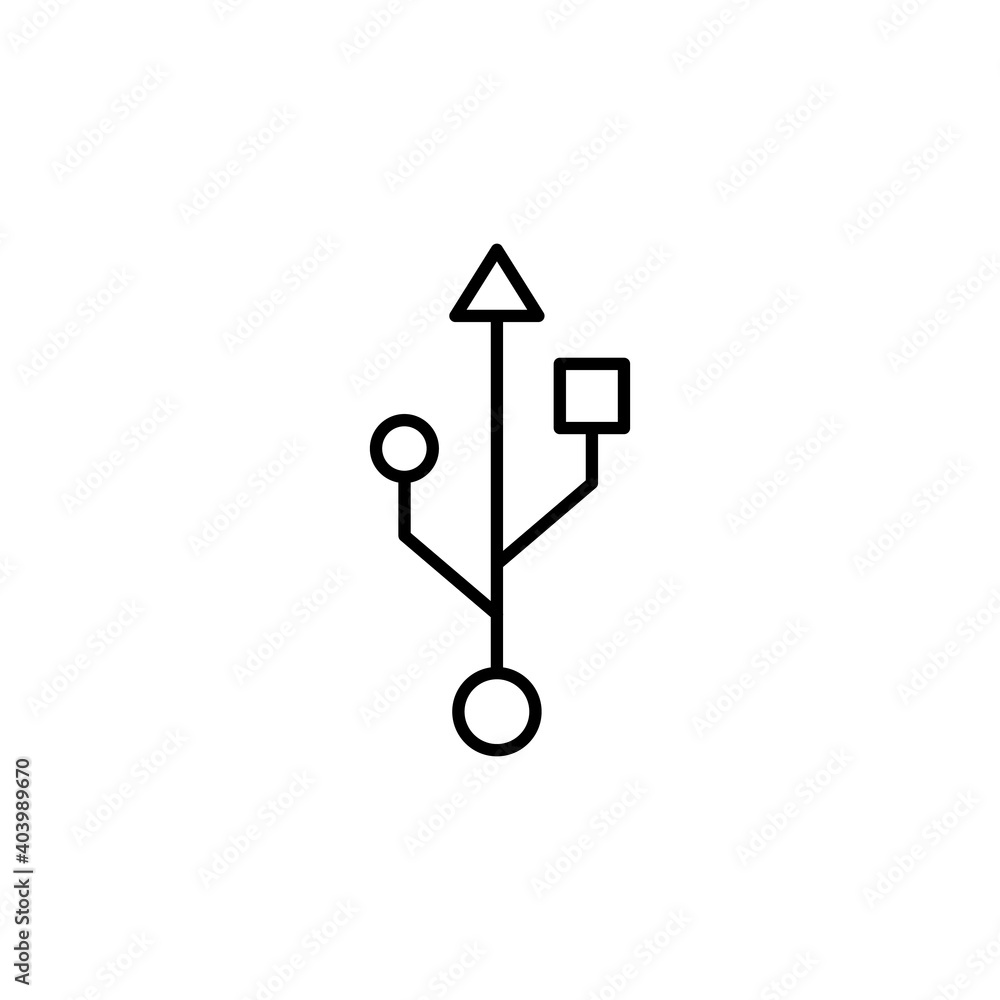 Usb icon vector. Flash disk icon vector Usb icon vector. Flash disk icon vector