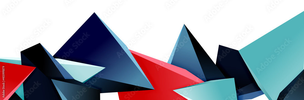 Triangle mosaic abstract background, 3d triangular low poly shapes. Geometric vector illustration for covers, banners, flyers and posters and other Triangle mosaic abstract background, 3d triangular low poly shapes. Geometric vector illustration for covers, banners, flyers and posters and other