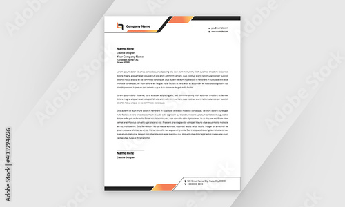 Corporate Business Letterhead Template
