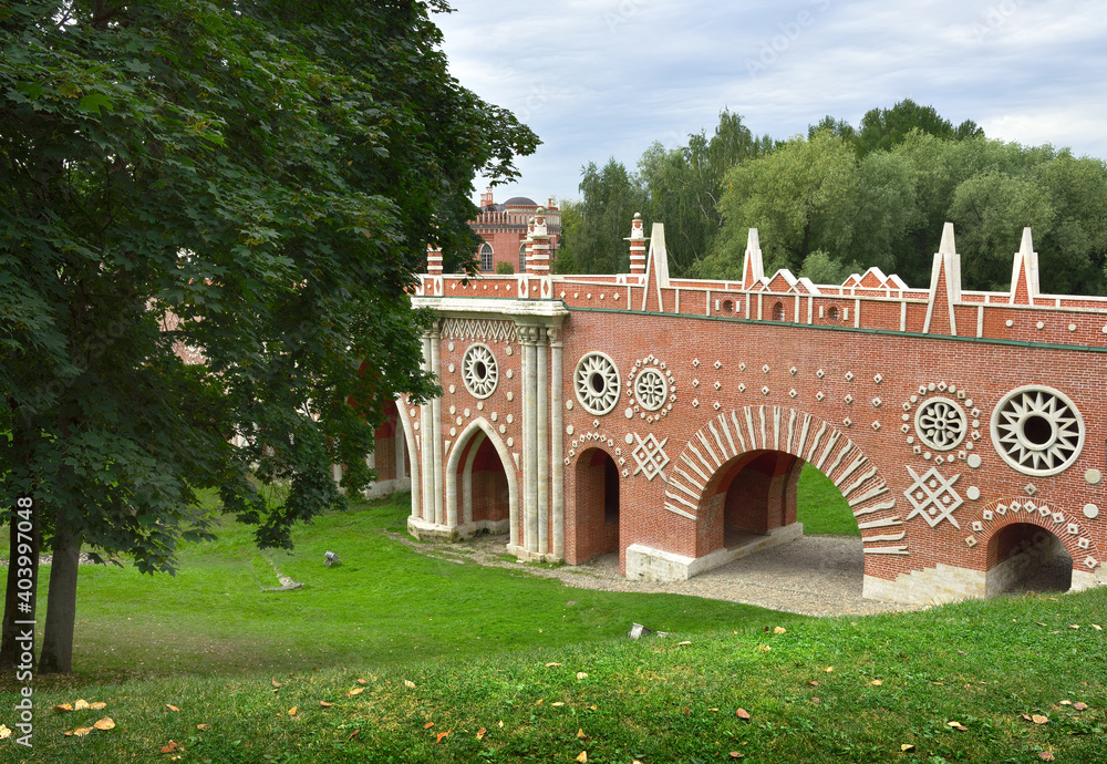 In Tsaritsyn Park. Palace and Park ensemble of the XVIII century, architect Vasily Bazhenov. 