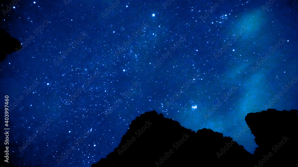 福岡県星野村の星空 福岡県星野村の星空
