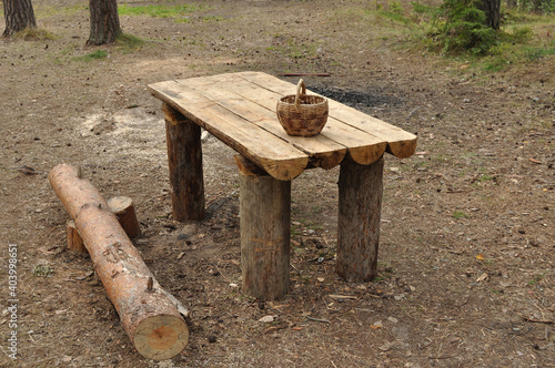 wooden table