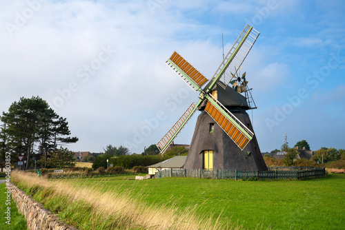 Windmill, Nebel, Amrum, Germany