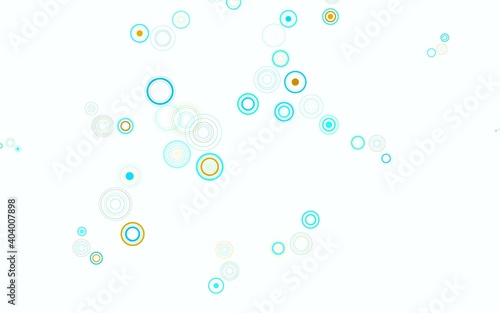 Light Green vector background with spots.