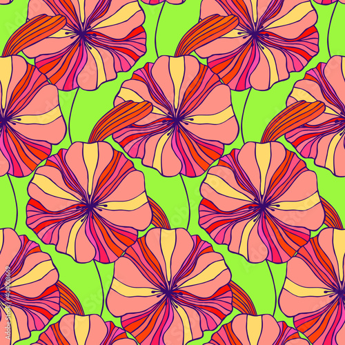 Seamless floral pattern. Vector stock illustration eps 10. 