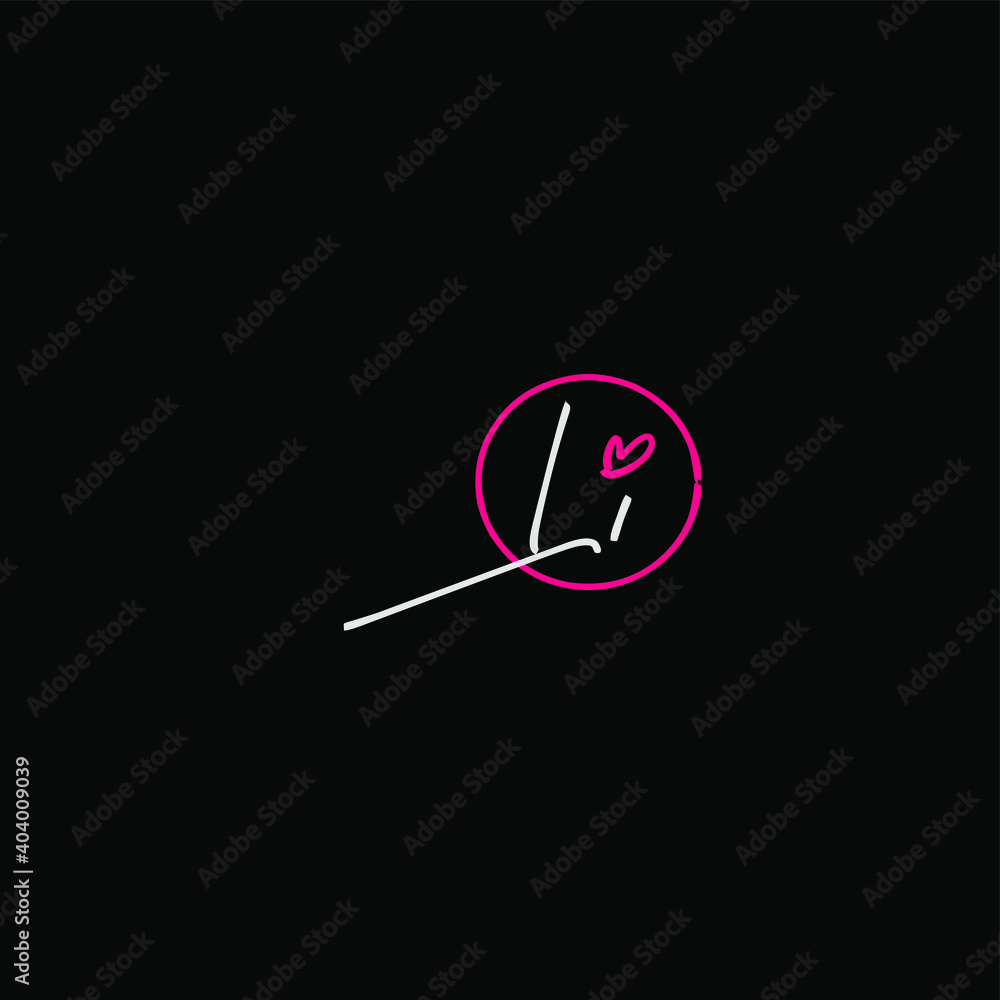 Lh initial handwriting logo for identity Lh initial handwriting logo for identity