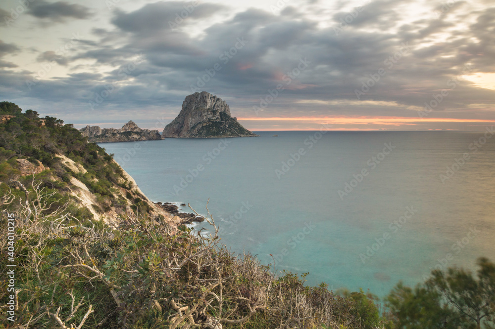 Sunset at CALA D'HORT, Ibiza, Baleares, Spain, April 2018 Sunset at CALA D'HORT, Ibiza, Baleares, Spain, April 2018