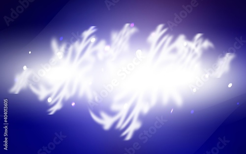 Dark BLUE vector background with xmas snowflakes.