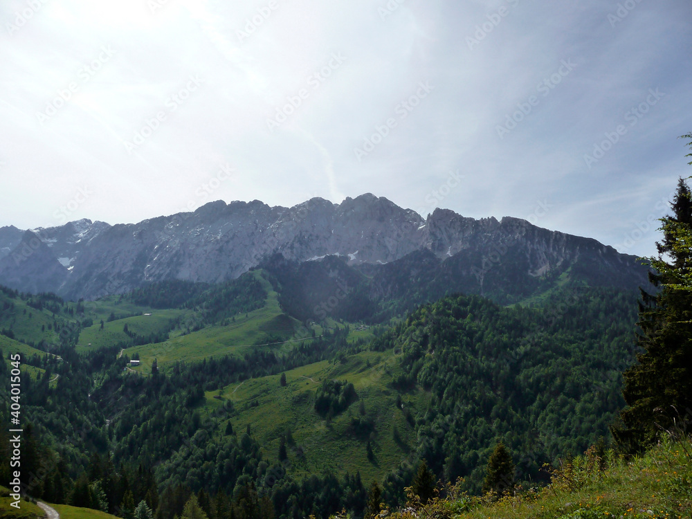 Widauersteig via ferrata, Scheffauer mountain, Tyrol, Austria