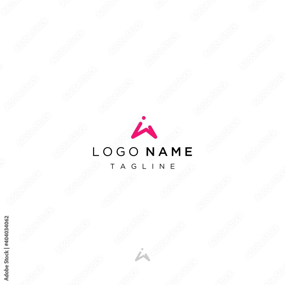 Triangle logo initial I, creative logo icon Triangle logo initial I, creative logo icon