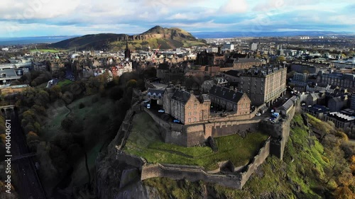 A beautiful old castle of Edinburgh photo