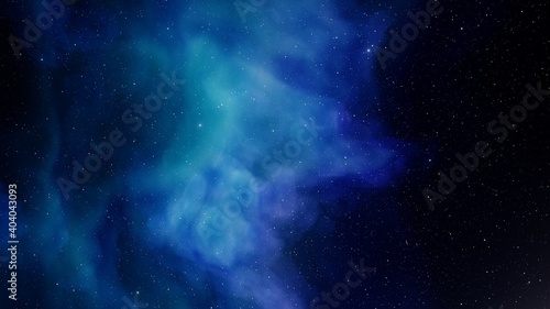Fototapeta Naklejka Na Ścianę i Meble -  nebula gas cloud in deep outer space, science fiction illustrarion, colorful space background with stars 3d render
