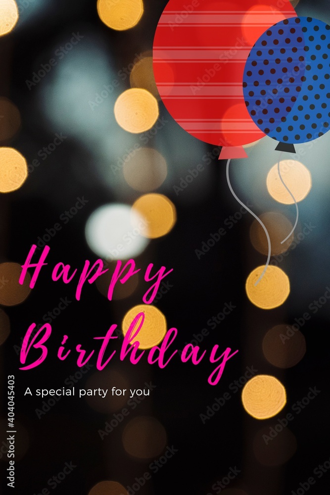 Obraz premium Happy Birthday