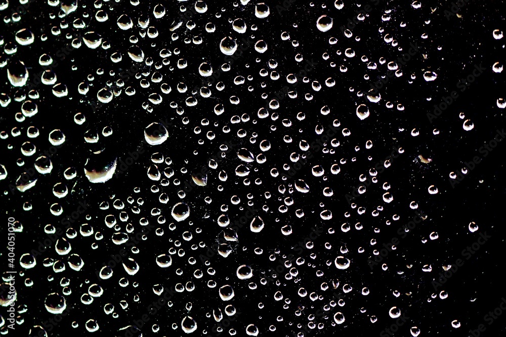 water droplets on a glass