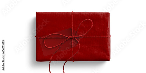 red gift box packed luxury ...