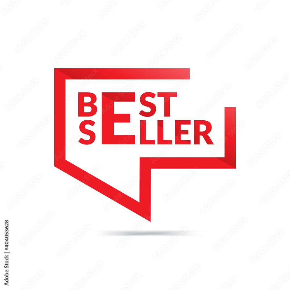 rubber stamp Best seller stamp symbol - red sticker icon brackets speech Vector illustration rubber stamp Best seller stamp symbol - red sticker icon brackets speech Vector illustration