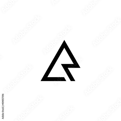 Free Download Black and white professional elegant trendy trendy awesome alphabet icons initials lr - GFXLoad