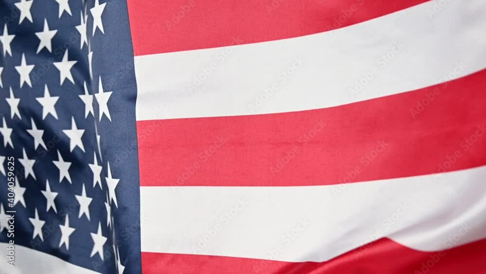 US American flag waving in the wind US American flag waving in the wind