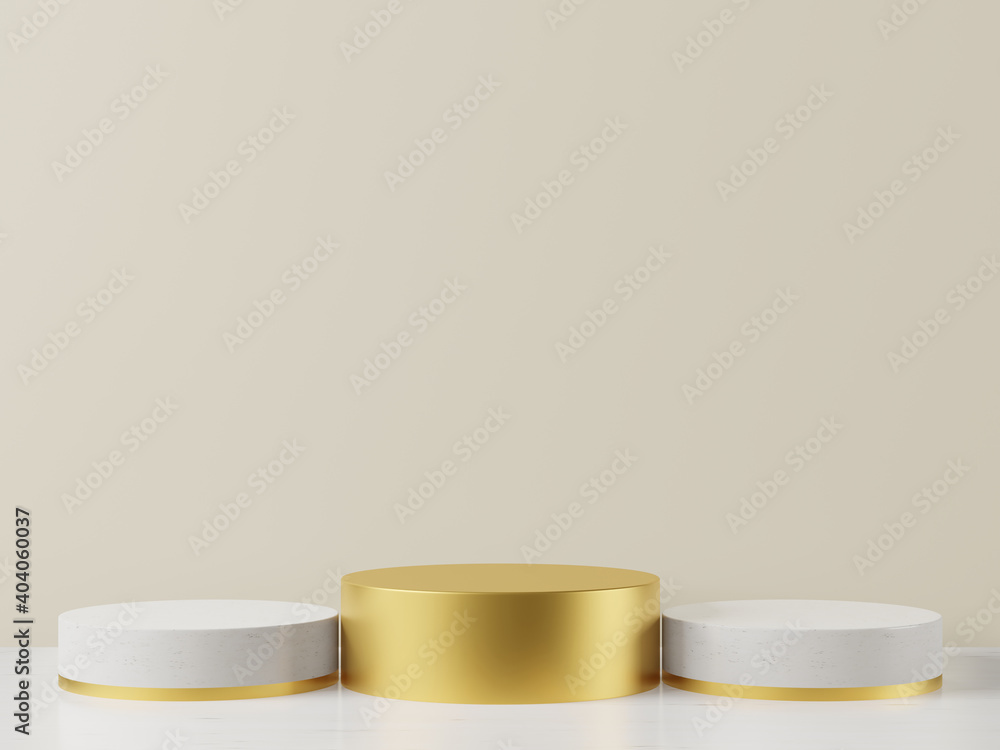 Cosmetic background and for product presentation and Monstera. for fashion magazine illustration. 3d render illustration Cosmetic background and for product presentation and Monstera. for fashion magazine illustration. 3d render illustration