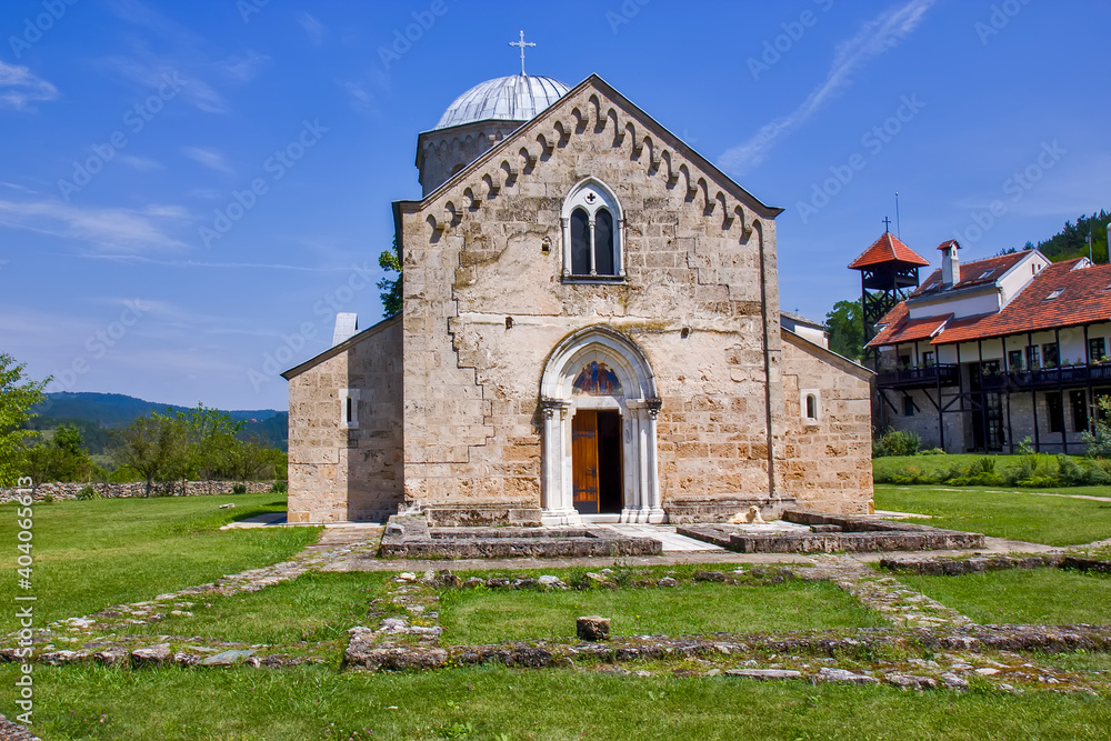 Old medieval monastery Gradac, Serbia