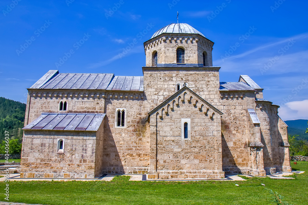 Old medieval monastery Gradac, Serbia