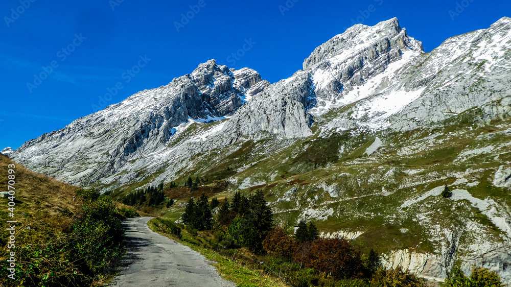 Mountain roads, Col de Columbiere