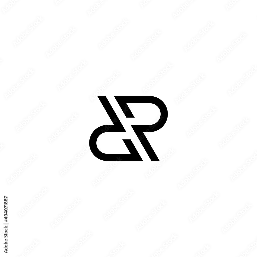 Black and white professional elegant trendy trendy awesome alphabet icon initials rr Black and white professional elegant trendy trendy awesome alphabet icon initials rr