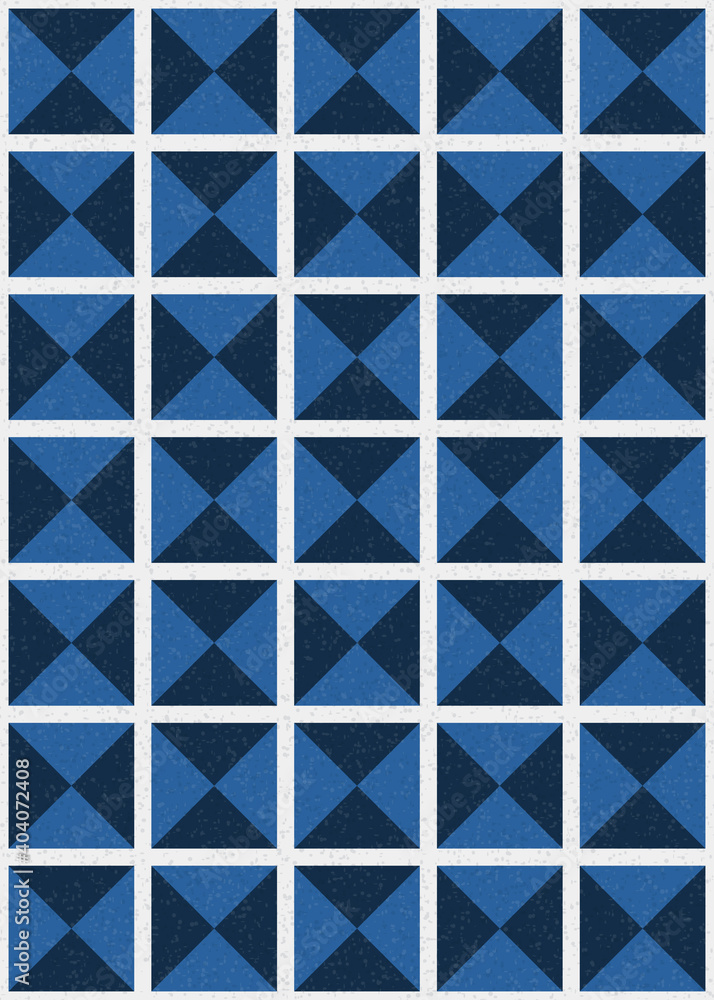 Fototapeta premium Abstract Geometric Pattern generative computational art illustration