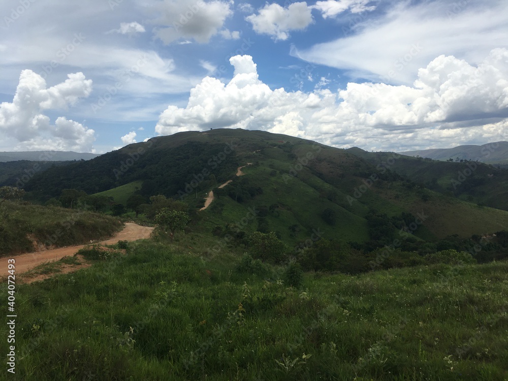 Fototapeta premium landscape with clouds