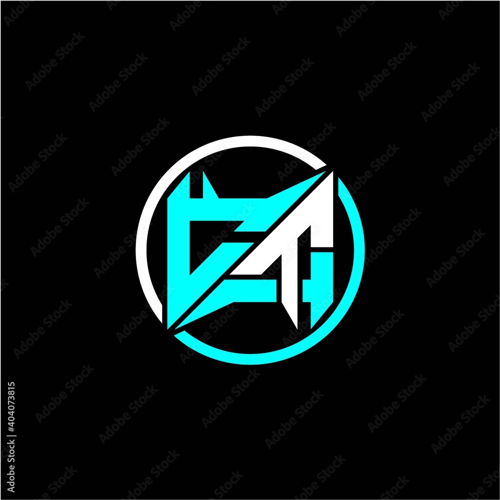 Modern minimalist design with the initials letter C T square and rings around it. Modern minimalist design with the initials letter C T square and rings around it.