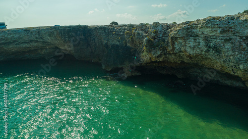 view of a cave