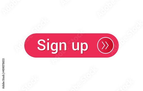 Sign Up button, Sign Up icon