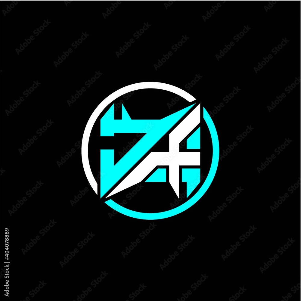 Modern minimalist design with the initials letter J X square and rings around it. Modern minimalist design with the initials letter J X square and rings around it.