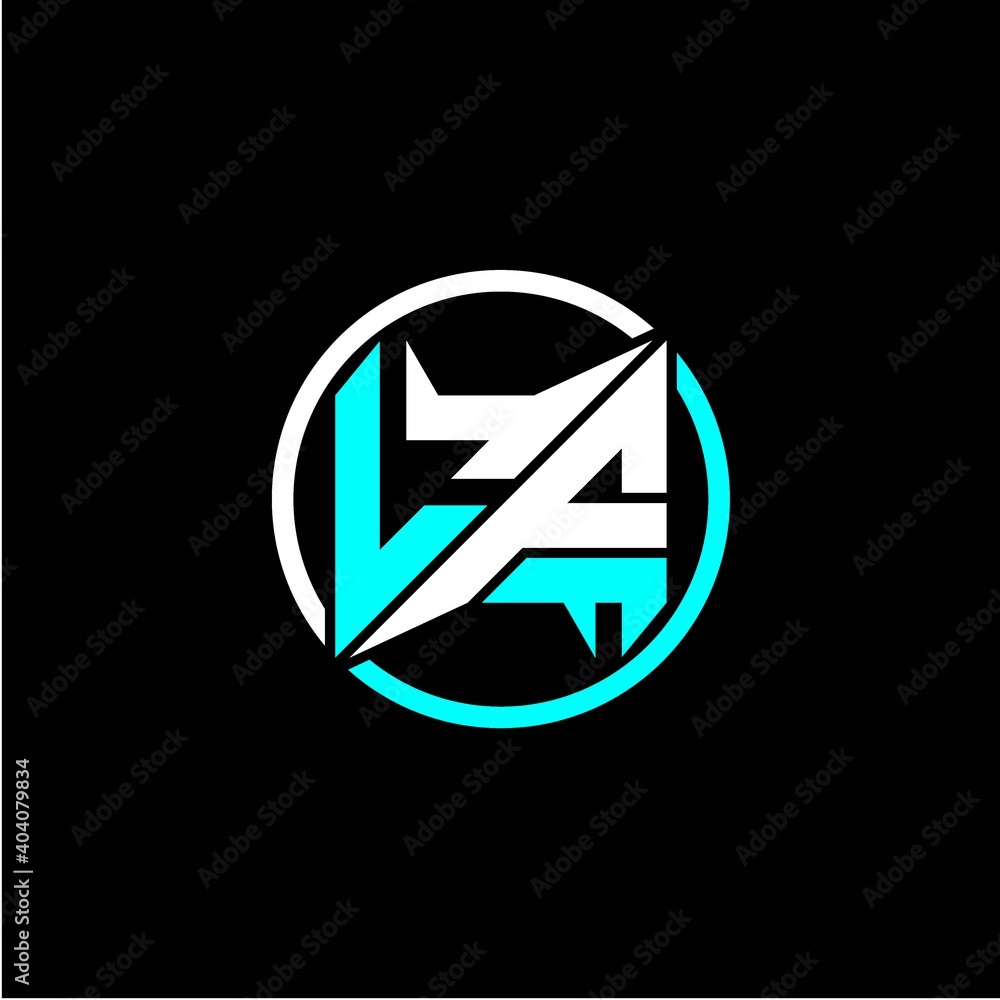 Modern minimalist design with the initials letter L F square and rings around it. Modern minimalist design with the initials letter L F square and rings around it.