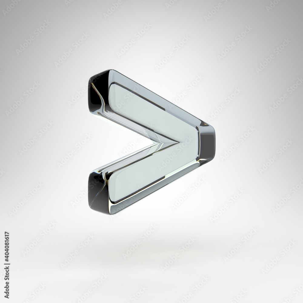 More than symbol on white background. Camera lens transparent glass 3D rendered sign with dispersion. More than symbol on white background. Camera lens transparent glass 3D rendered sign with dispersion.