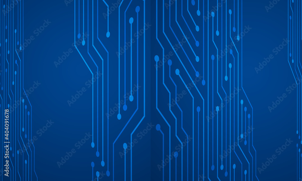 Blue circuit board or motherboard texture vector background graphic design. Blue circuit board or motherboard texture vector background graphic design.