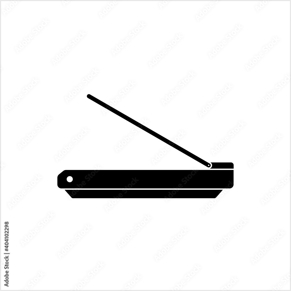 Fototapeta premium Image Scanner Icon, Electronic Flatbed Image Scanning Device