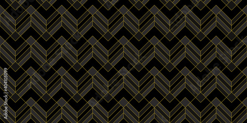 アール・デコのパターン
Art Deco Seamless Pattern. Vector.  