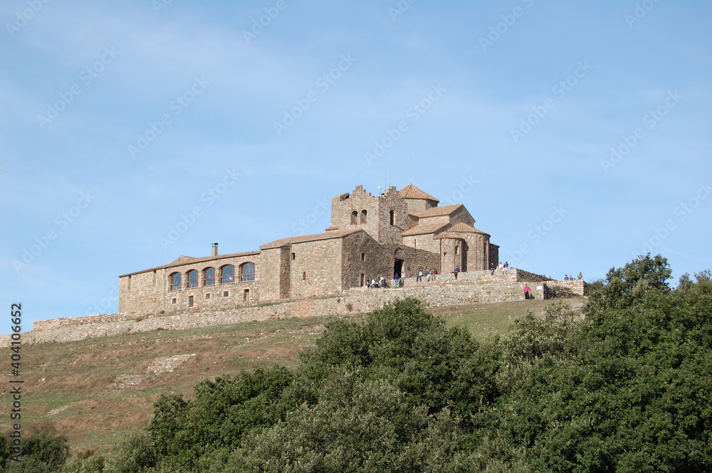 Panorama of the forests and mountains of La Mola, in Catalonia, in the province of Barcelona (Spain). Next to Montserrat. Sanctuary of La Mola, at the top of the mountain. Catalonia, El Vallès
Panorama of the forests and mountains of La Mola, in Catalonia, in the province of Barcelona (Spain). Next to Montserrat. Sanctuary of La Mola, at the top of the mountain. Catalonia, El Vallès