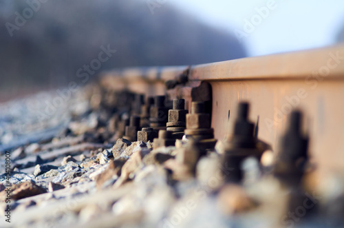 Rail-to-sleepers fastening bolts