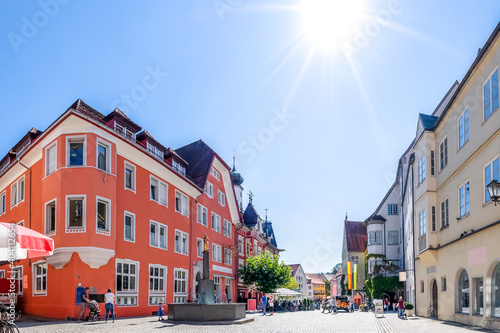 Altstadt, Isny im Allgäu, Baden-Württemberg, Deutschland 