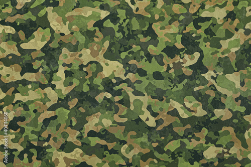 Green military camouflage photo