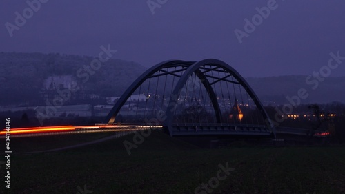 Weserbrücke im Januar