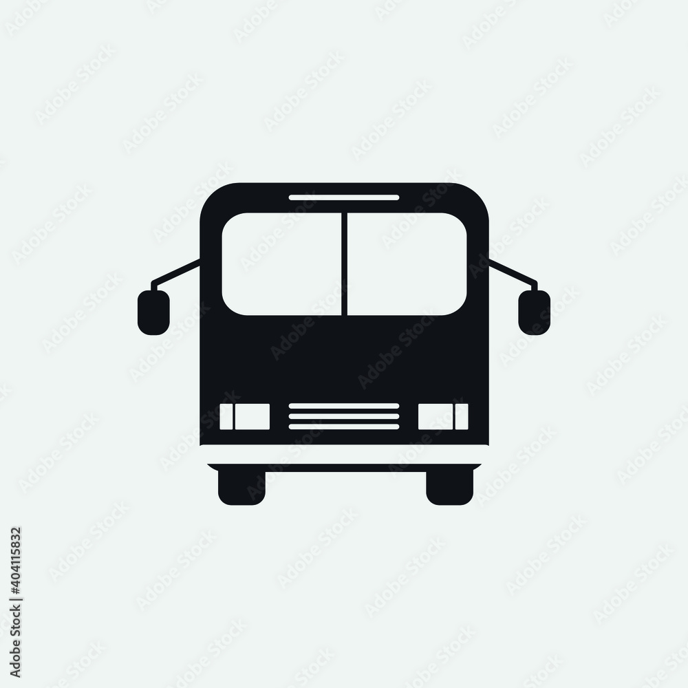 Ride on public transport glyph icon Ride on public transport glyph icon