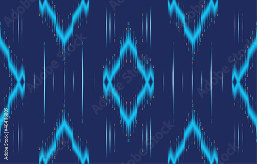 vector illustration of diamond-shape quadrangle ikat pattern for background, bag, batik, carpet, clothing, fabric, pillowcase, wrapping, wallpaper,