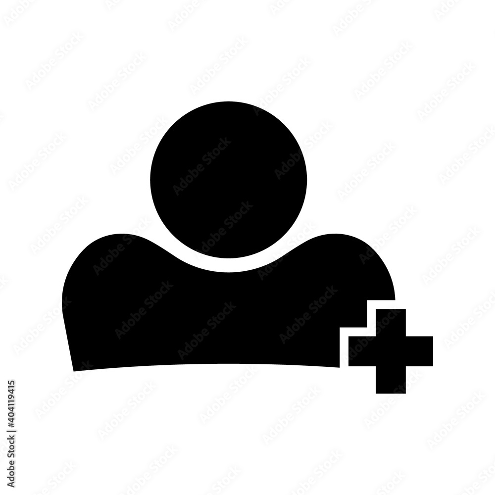 User vector icon, simple sign for web site and mobile app on white background. User vector icon, simple sign for web site and mobile app on white background.