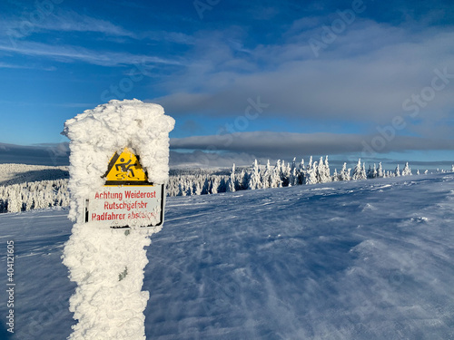 Winter im Schwarzwald am Herzogenhorn photo