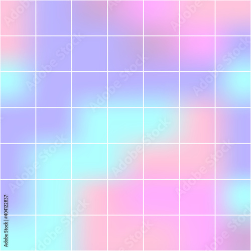 Mixed colors abstract background with grid, multicolored vector art.