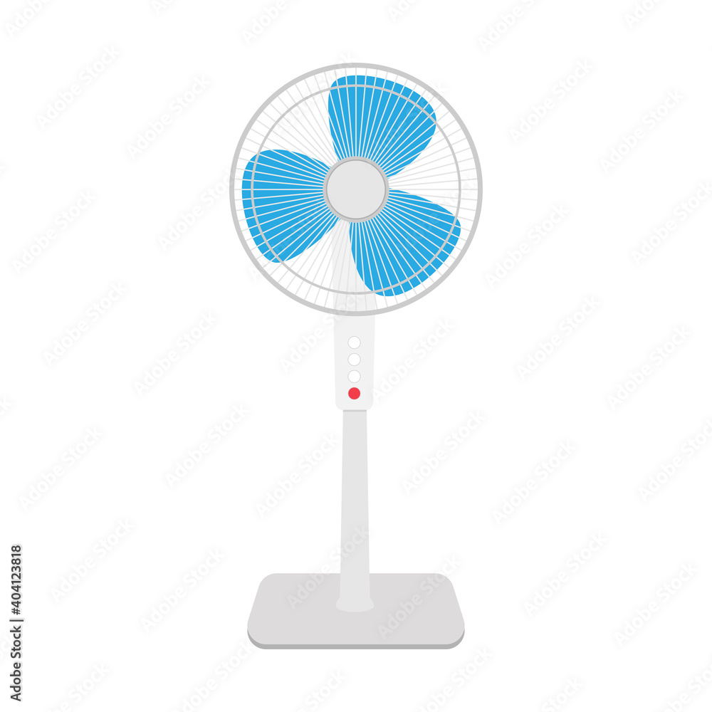 Electric fan vector design Electric fan vector design