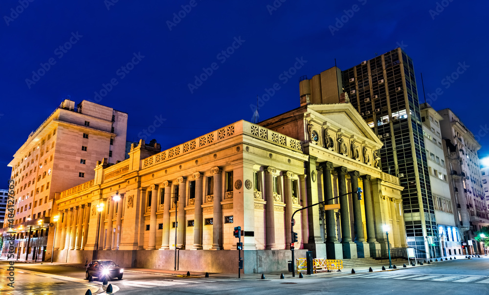Naklejka premium Presidente Roca School, a neoclassical building in Buenos Aires, Argentina